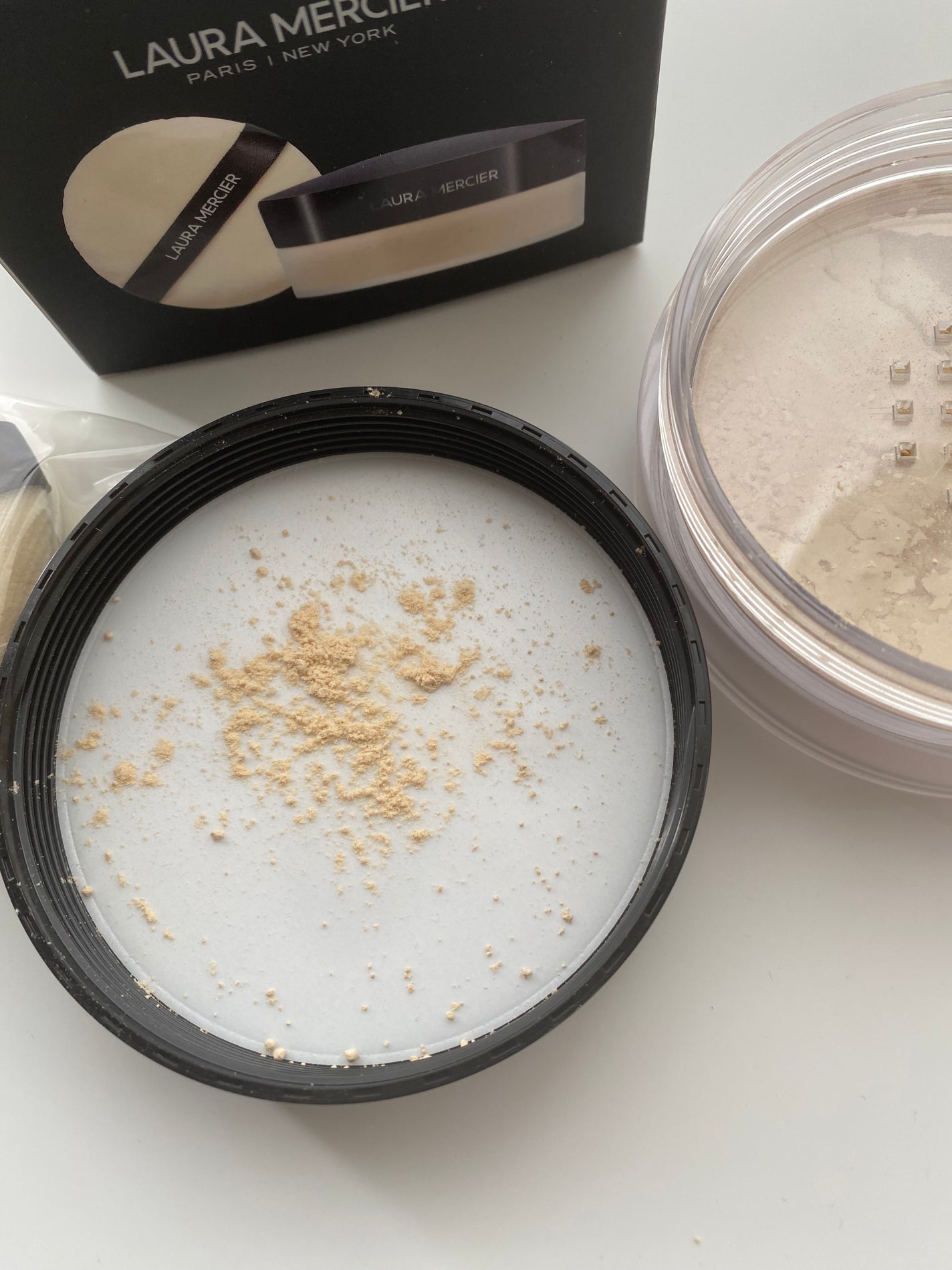 ルースセッティングパウダー トランスルーセント/ローラ メルシエ/ルースパウダーを使ったクチコミ(3枚目)