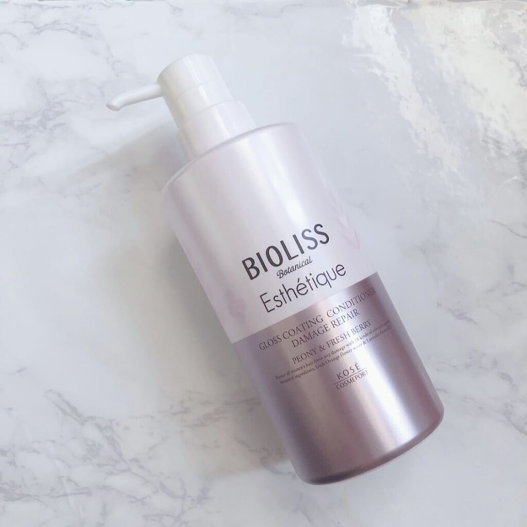 ボタニカル エステティーク リファイニング シャンプー／グロスコーティング コンディショナー(ダメージリペア)/SSビオリス/市販シャンプーを使ったクチコミ（1枚目）