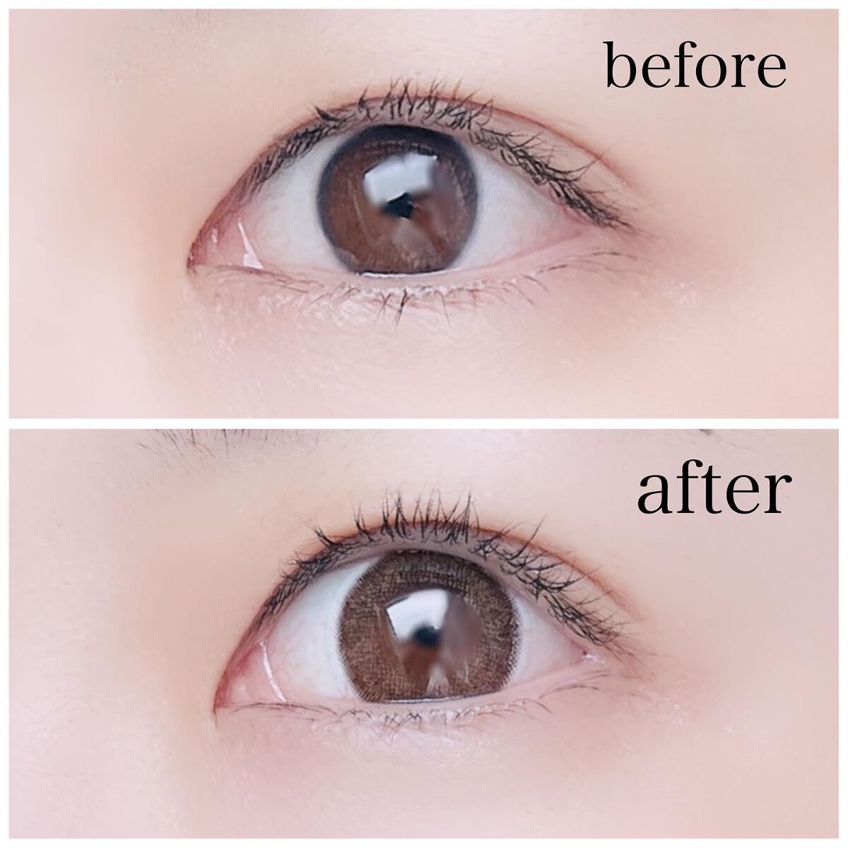 アンジョルノ グロスブラウン/en Giorno/カラーコンタクトレンズを使ったクチコミ（3枚目）