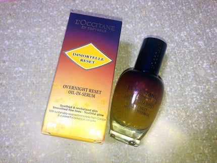 イモーテル オーバーナイトリセットセラム/L'OCCITANE/美容液を使ったクチコミ(2枚目)