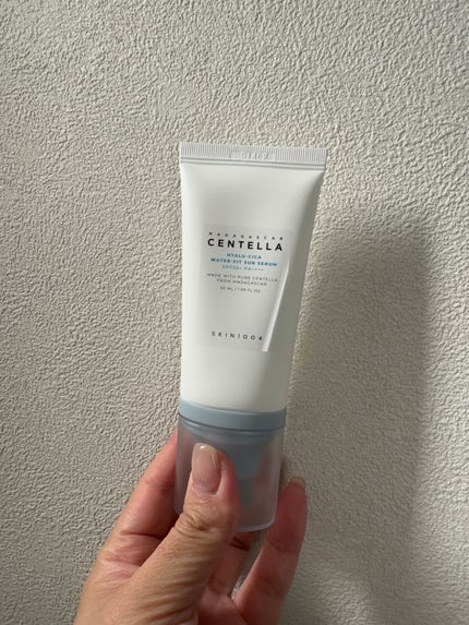 ヒアルーシカ ウォーターフィット サンセラム/SKIN1004/日焼け止めローションを使ったクチコミ(1枚目)