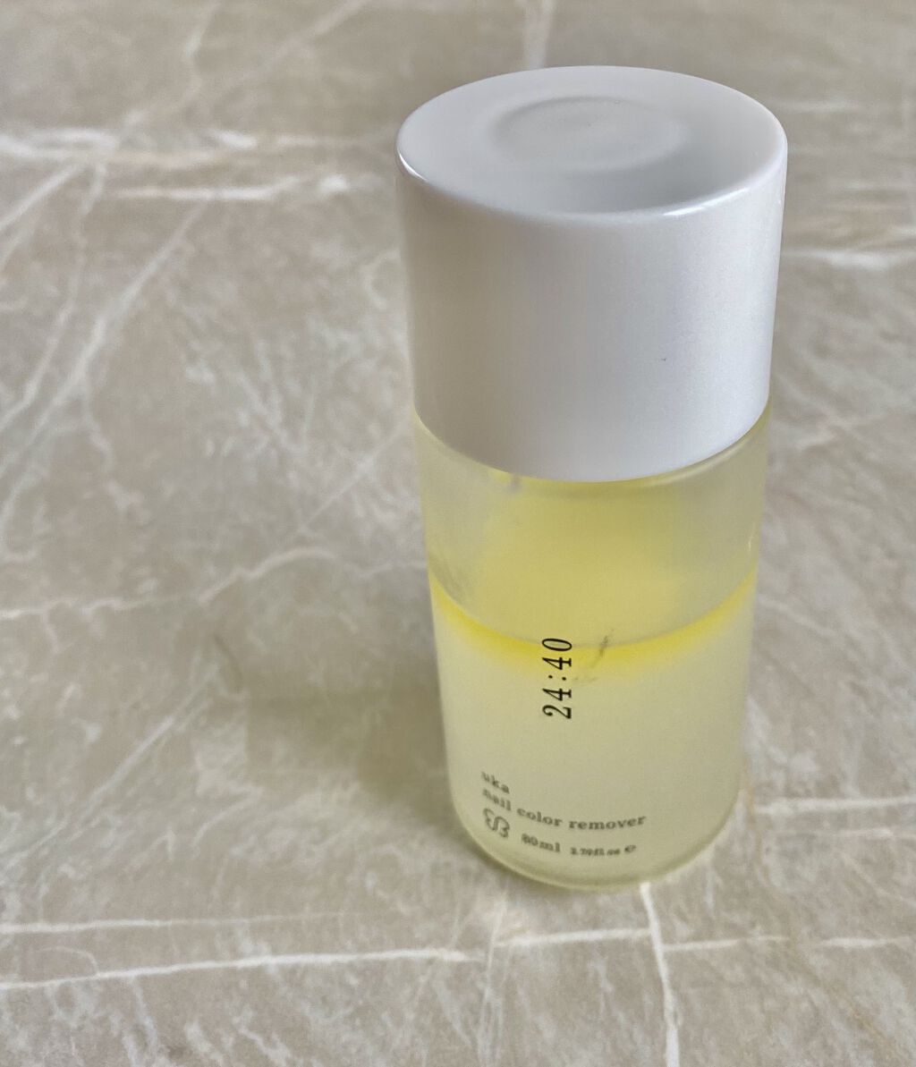 ネイルカラー リムーバー ニイヨンヨンゼロ/uka/除光液を使ったクチコミ（1枚目）