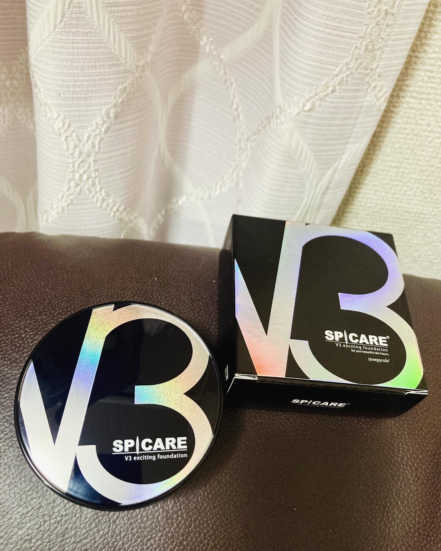 V3 エキサイティングファンデーション/SPICARE/クッションファンデーションを使ったクチコミ（1枚目）