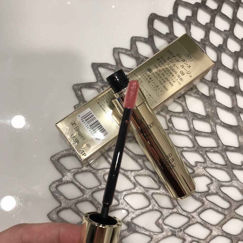 エレガンス リクイッド ルージュ ビジュー/Elégance/口紅を使ったクチコミ（1枚目）