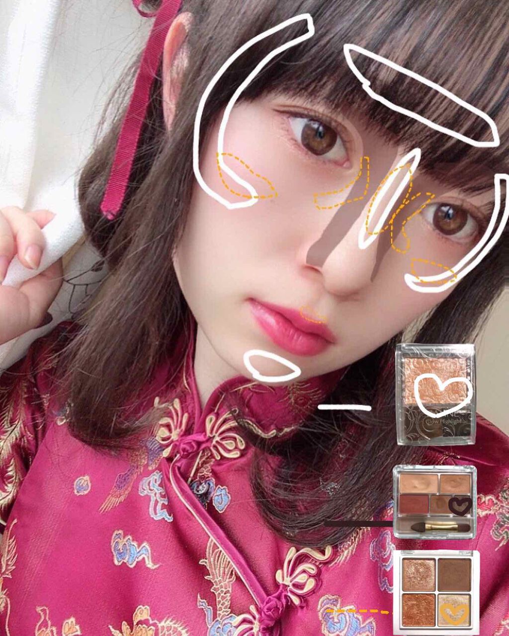 THE アイパレR/b idol/アイシャドウパレットを使ったクチコミ（3枚目）