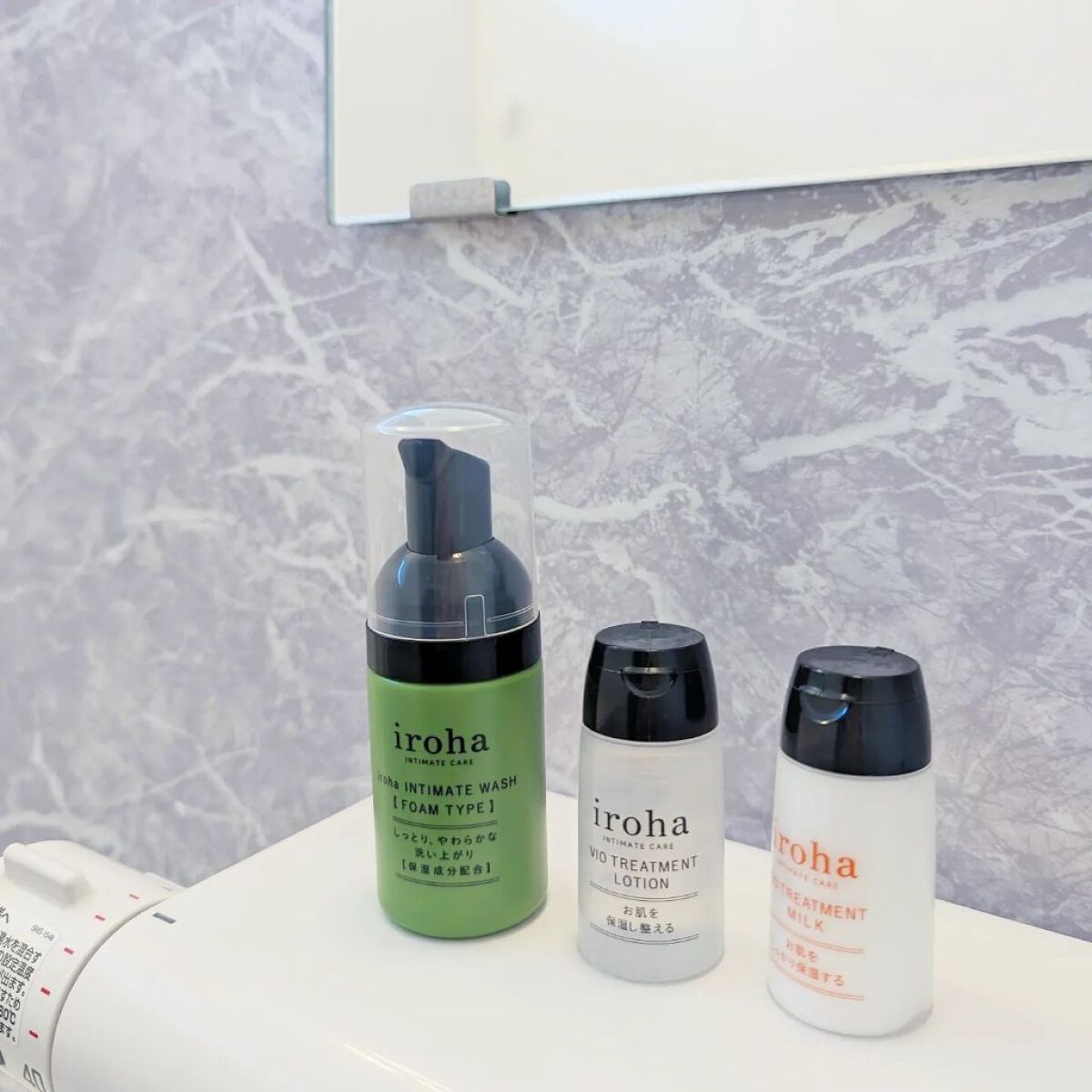 イロハ インティメート ケアトライアル セット/iroha INTIMATE CARE/デリケートゾーンケアを使ったクチコミ（2枚目）