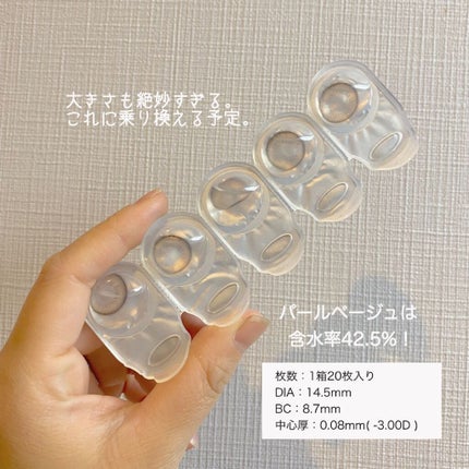 エバーカラーワンデー ナチュラル/エバーカラー/ワンデー(1DAY)カラコンを使ったクチコミ(3枚目)