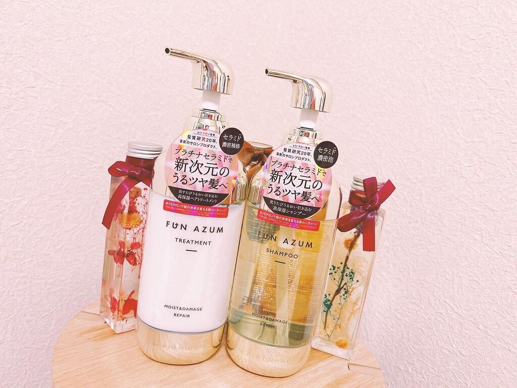 モイスト&ダメージリペア シャンプー/トリートメント/FUN AZUM/市販シャンプーを使ったクチコミ(2枚目)