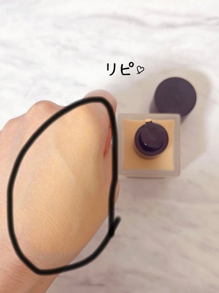 (旧)アンリミテッド ラスティング フルイド/shu uemura/リキッドファンデーションを使ったクチコミ(3枚目)