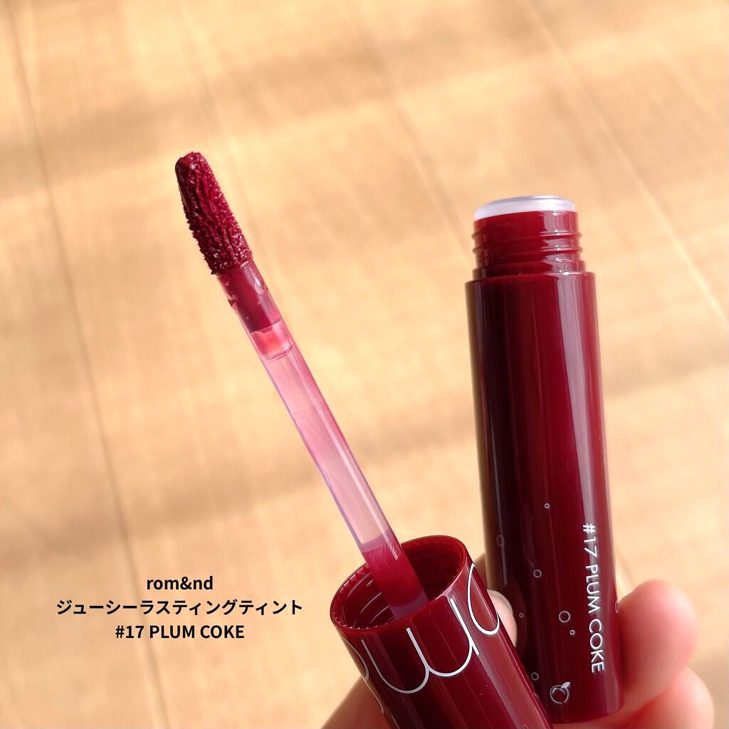 ジューシーラスティングティント/rom&nd/リップティントを使ったクチコミ(2枚目)