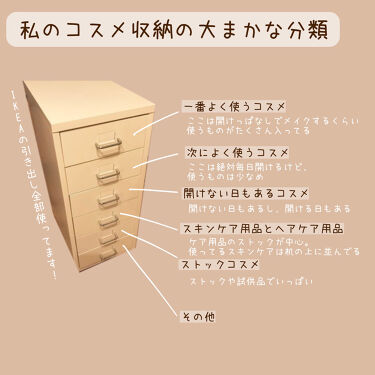 コスメ収納 Daisoを使った口コミ 収納全部見せます 大掃除でコスメ整理をし By のあ 代前半 Lips