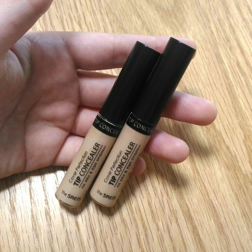 カバーパーフェクション チップコンシーラー/the SAEM/リキッドコンシーラーを使ったクチコミ(1枚目)