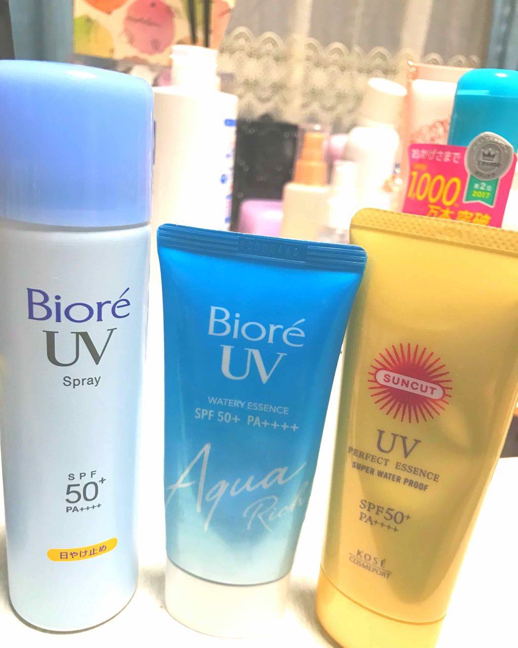 ビオレUV  速乾さらさらスプレー/ビオレ/日焼け止めミスト・スプレーを使ったクチコミ（1枚目）