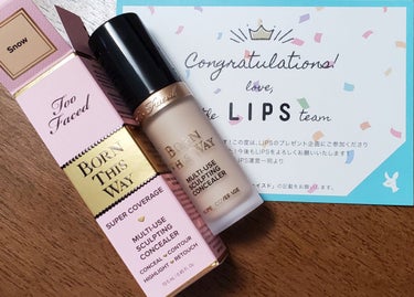 ボーン ディス ウェイ スーパー カバレッジ コンシーラー スノー/Too Faced/リキッドコンシーラーを使ったクチコミ（1枚目）