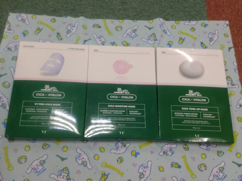 CICA トーンアップマスク/VT/シートマスク・パックを使ったクチコミ（1枚目）