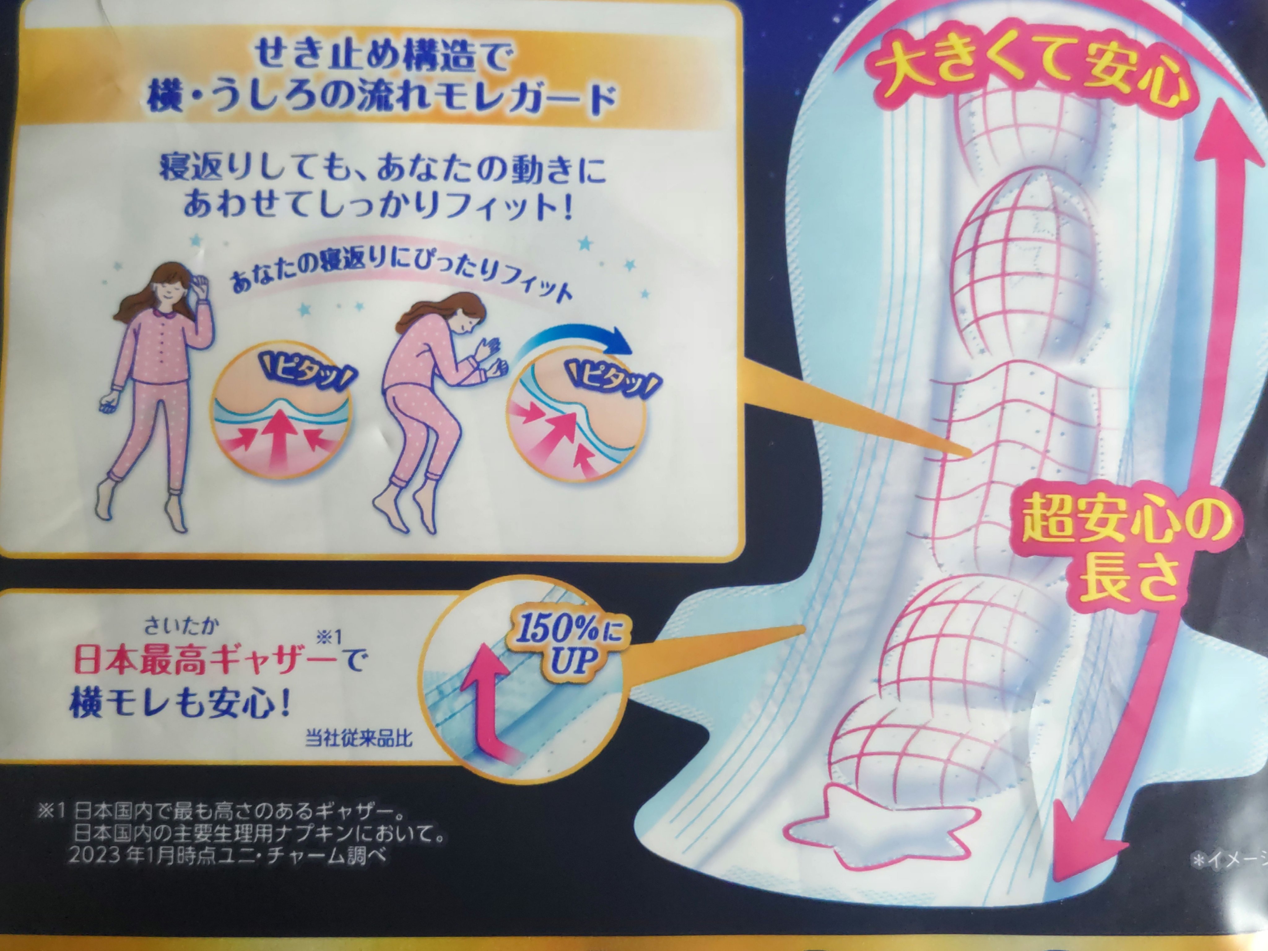 ソフィ 超熟睡 超熟睡ガード(R) 400/ソフィ/ナプキンを使ったクチコミ（3枚目）