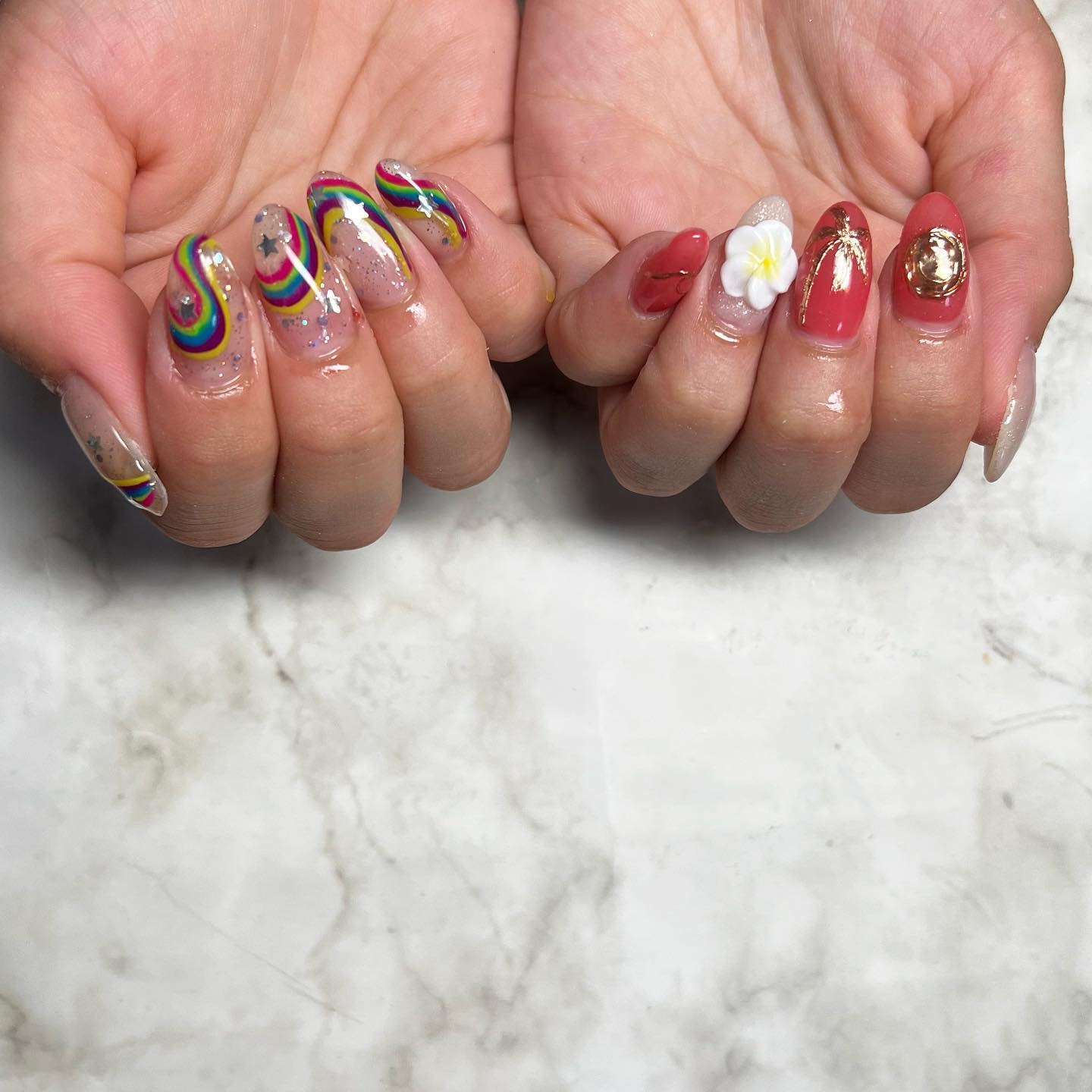 #夏ネイル,#ネイル,#ニュアンスネイル,#スカルプネイル,#ジェルネイル,#ママネイル,#ギャルネイル,#大人ネイル,#派手ネイル,#ネイル,#城陽ネイル,#京都ネイル,#大阪ネイル,#奈良ネイルのネイルデザイン