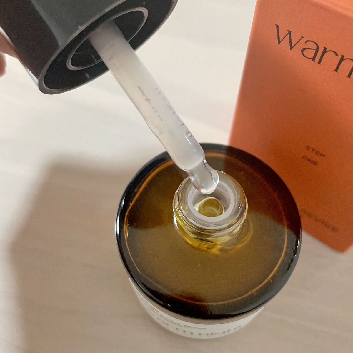 ウォームナイト - Overnight Revive Serum/elloher/美容液を使ったクチコミ（2枚目）