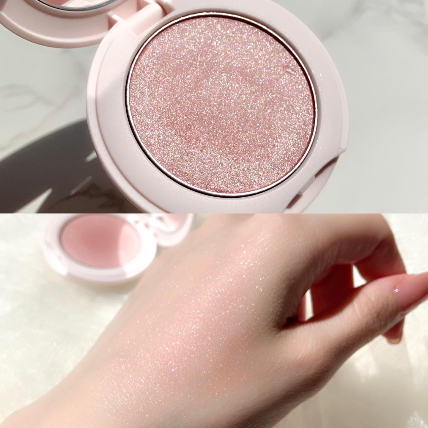 SNIDEL スキン グロウ ブラッシュ EX01 Mistique Pink/SNIDEL BEAUTY/パウダーチークを使ったクチコミ（3枚目）