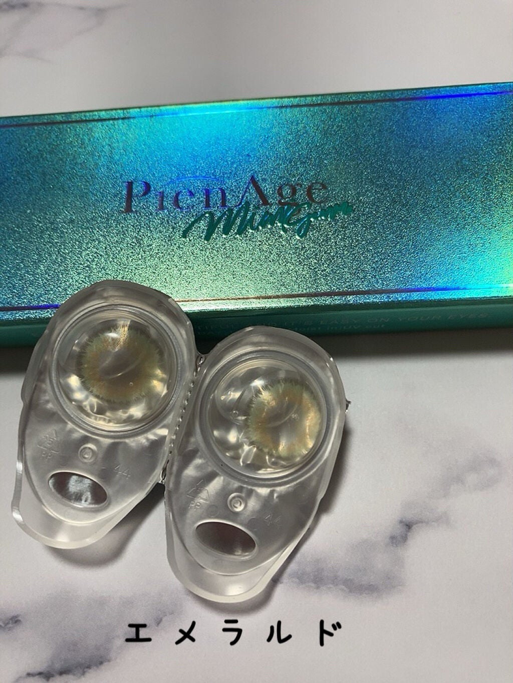 ピエナージュ ミミジェム ワンデー/PienAge/カラーコンタクトレンズを使ったクチコミ(2枚目)