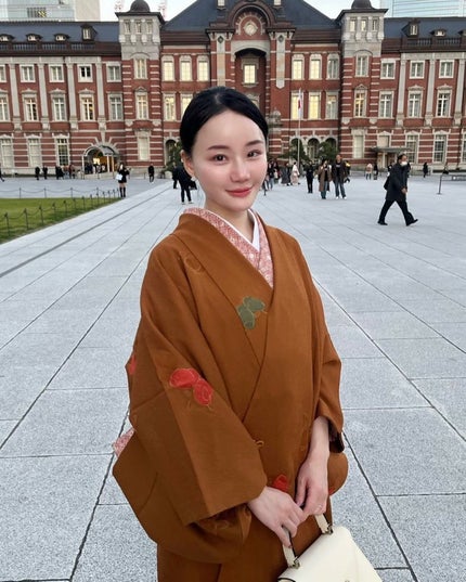 みりん on LIPS 「お着物を着て、お教室のお姉様たちとアマン東京でアフターヌーンテ..」(2枚目)