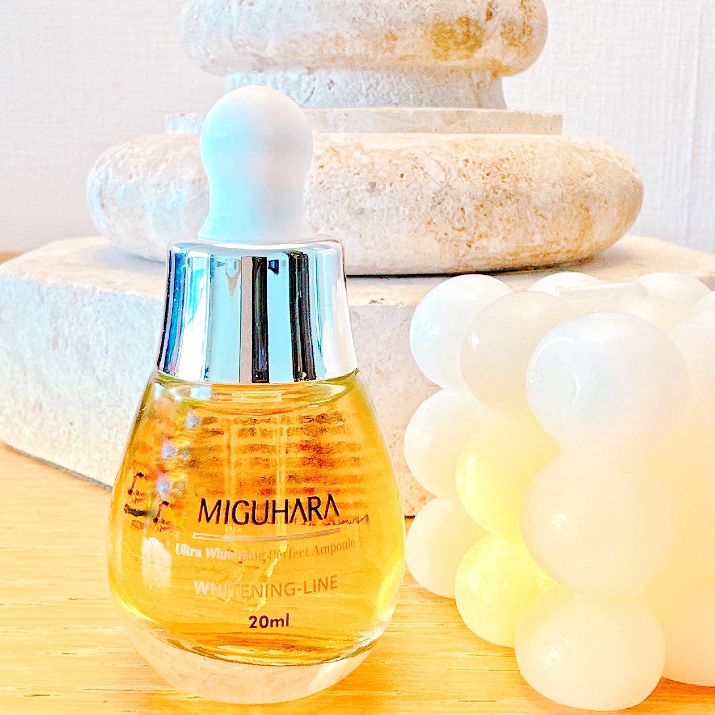 Ultra Whitening Perfect Ampoule/MIGUHARA/美容液を使ったクチコミ（1枚目）