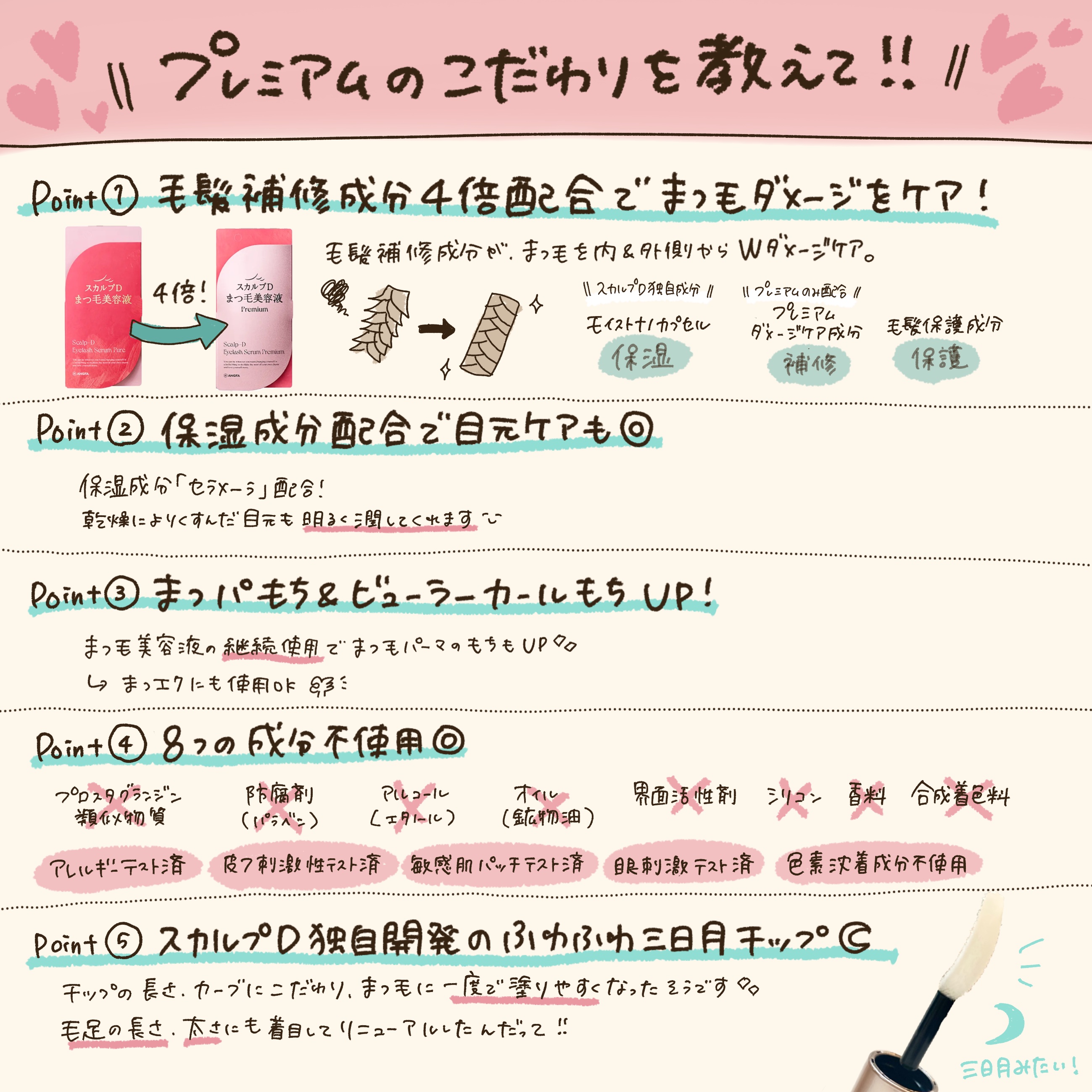 スカルプD アイラッシュセラム プレミアム/アンファー(スカルプD)/まつげ美容液を使ったクチコミ（3枚目）