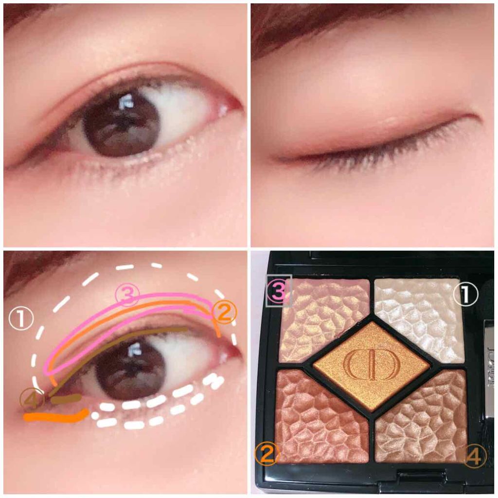 サンク クルール/Dior/アイシャドウパレットを使ったクチコミ（3枚目）