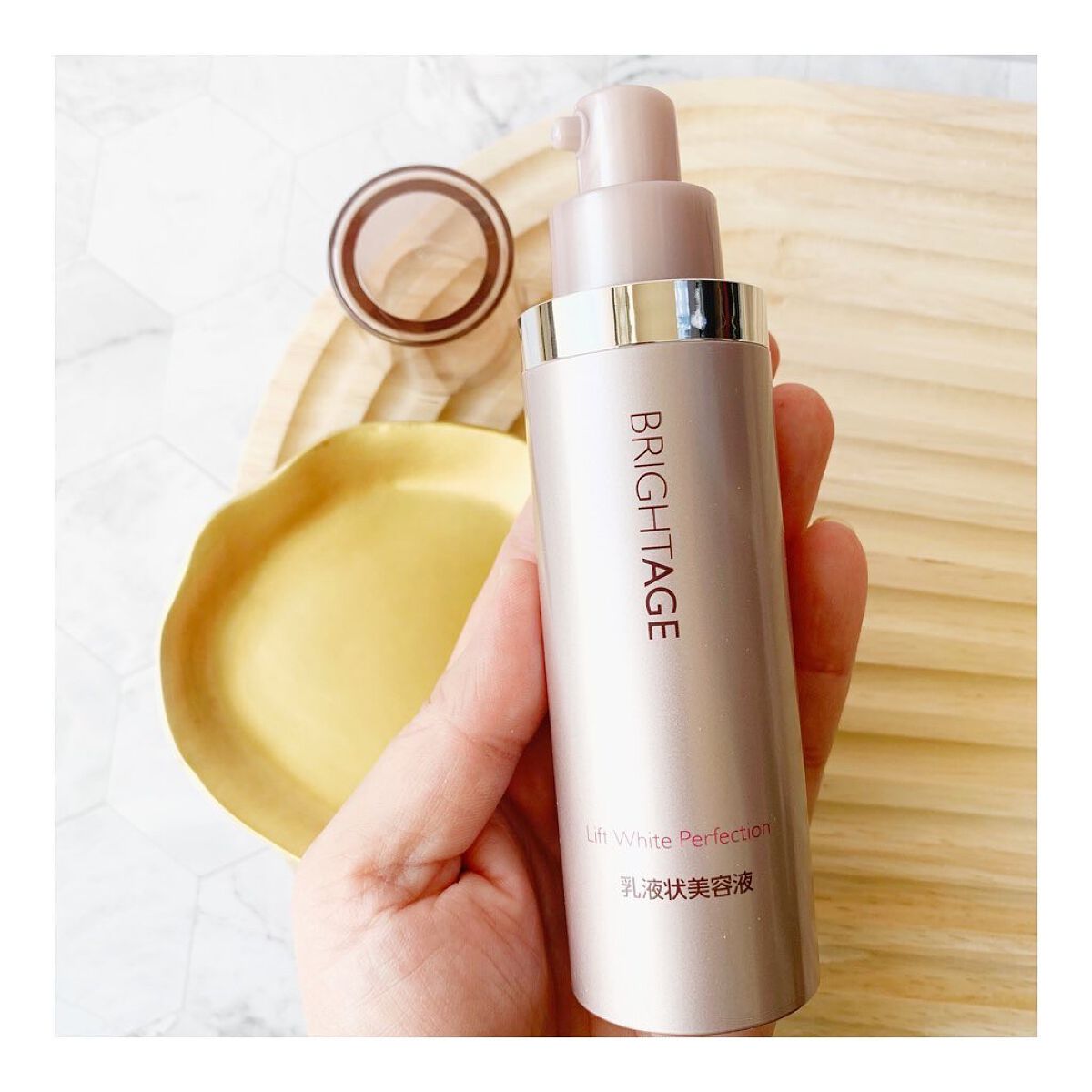 リフトホワイト パーフェクション/BRIGHTAGE/美容液を使ったクチコミ(2枚目)