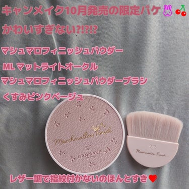 マシュマロフィニッシュパウダーブラシ/キャンメイク/メイクブラシを使ったクチコミ（2枚目）