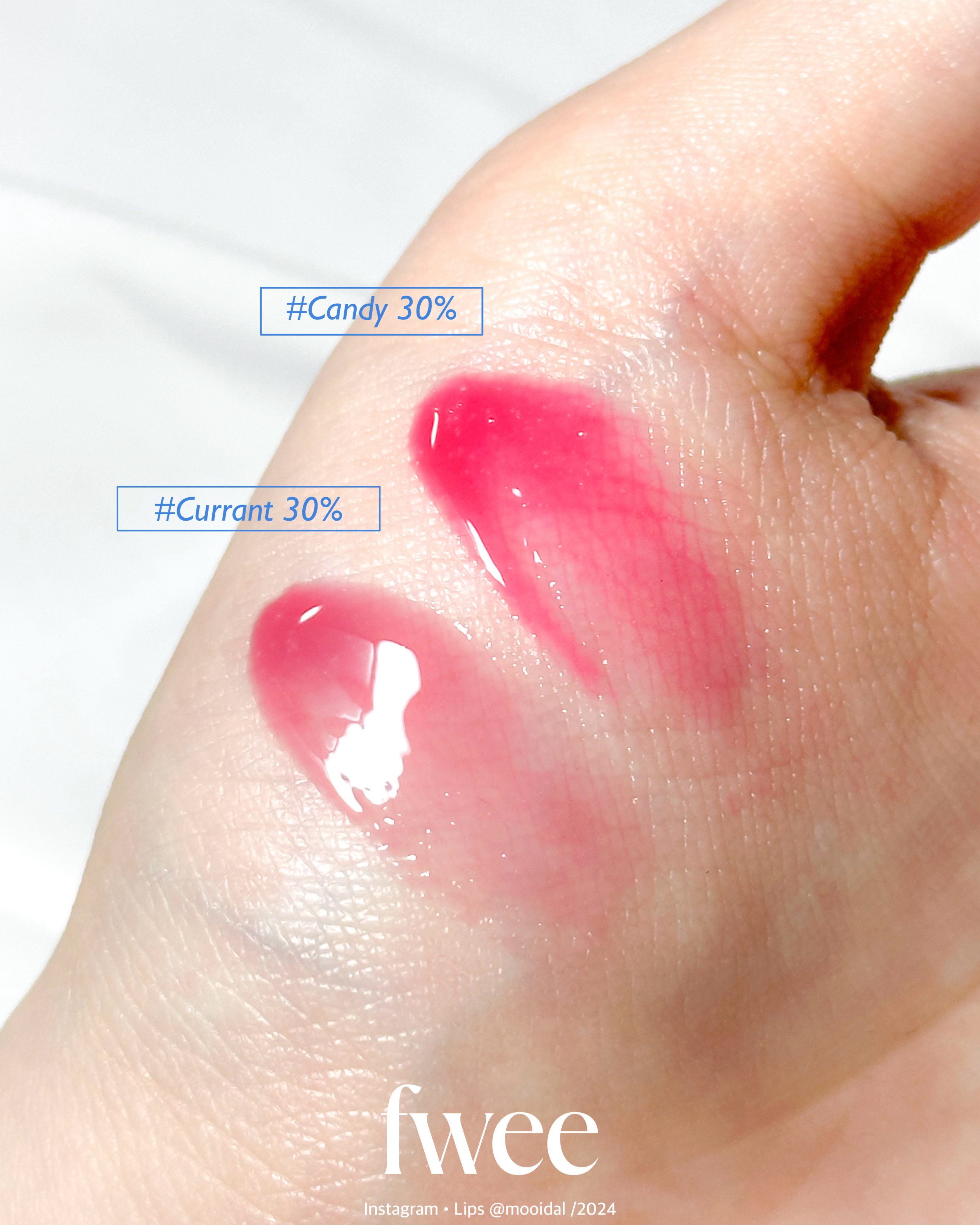 フィー 3Dボリューミンググロス/fwee/リップグロスを使ったクチコミ（2枚目）