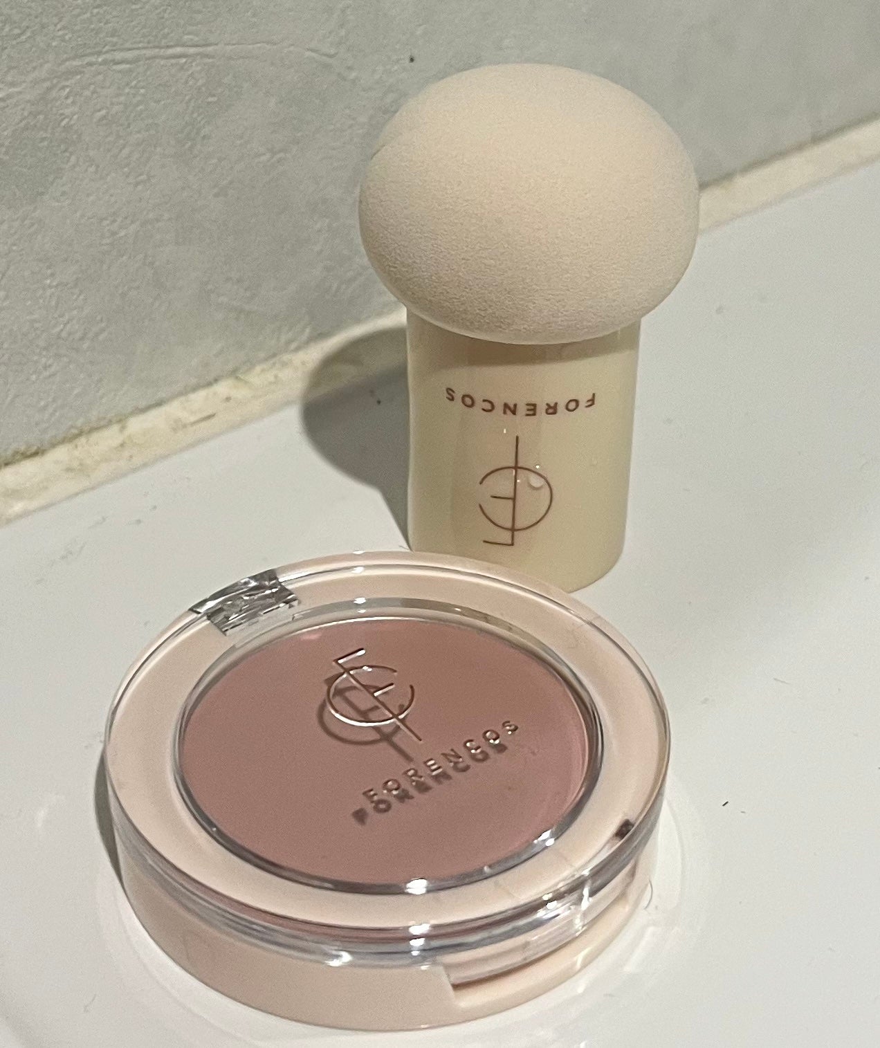 ピュアブラッシャー パフ付き/フォレンコス/パウダーチークを使ったクチコミ(1枚目)