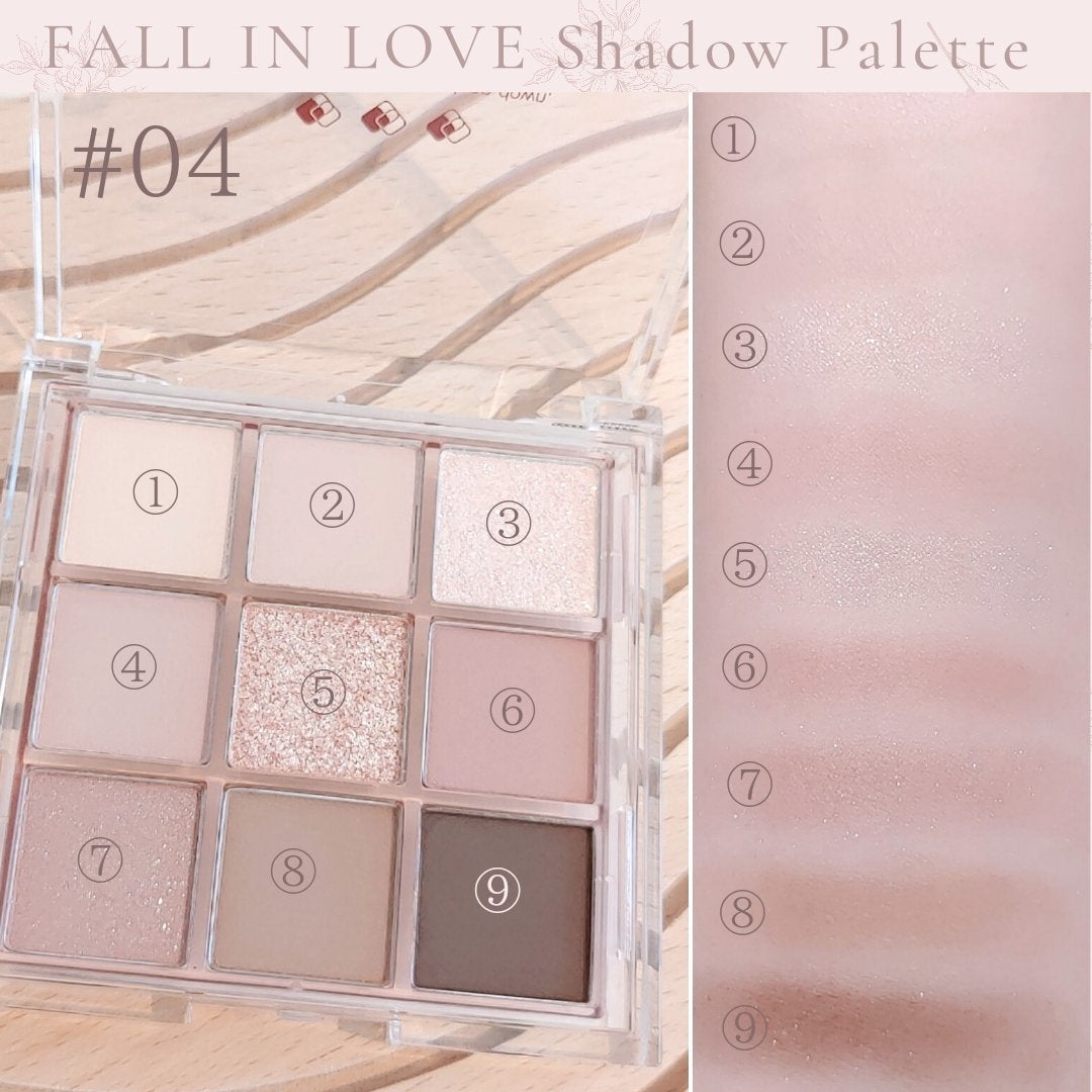 KEYBO FALL IN LOVE SHADOW PALETTE/keybo/アイシャドウパレットを使ったクチコミ(4枚目)