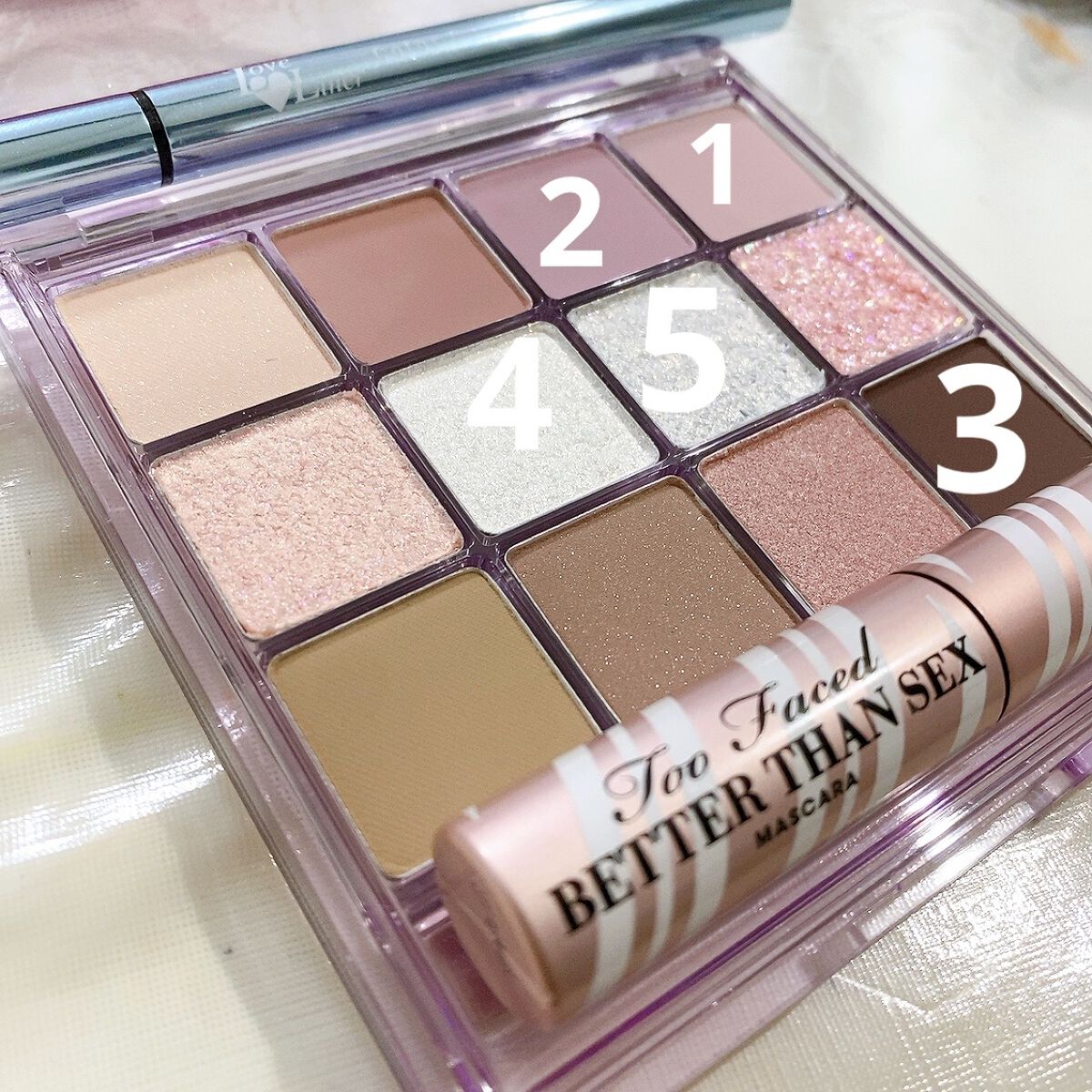 ラブ・ライナー リキッド グリッターコレクション オールドブルー/ラブ・ライナー/リキッドアイライナーを使ったクチコミ（2枚目）