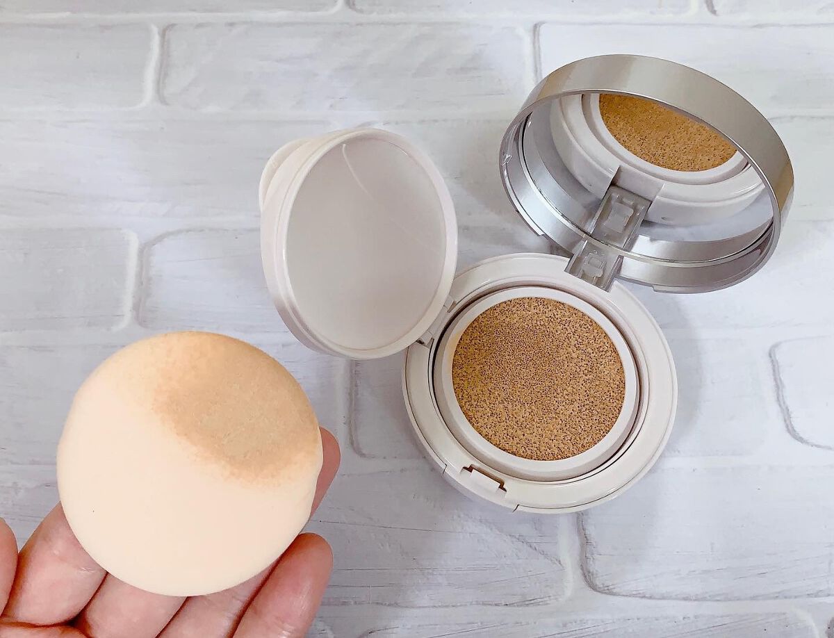 リンクルホワイトクッションファンデーション/コラリッチ/クッションファンデーションを使ったクチコミ(5枚目)