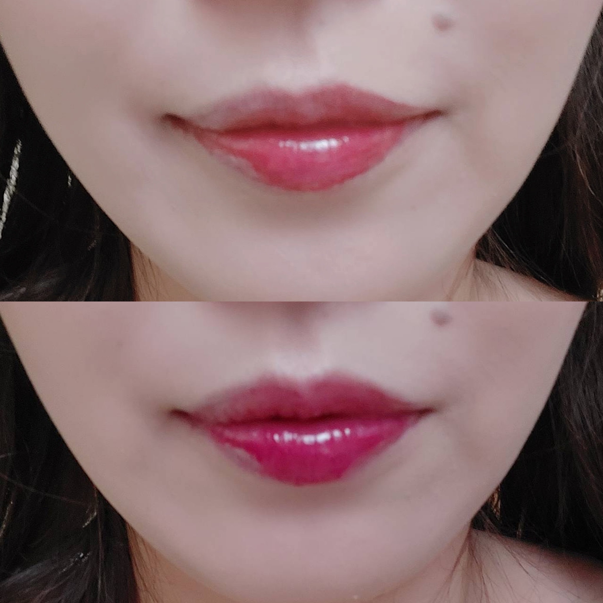 ジューシーデュイティント/dasique/リップティントを使ったクチコミ（3枚目）