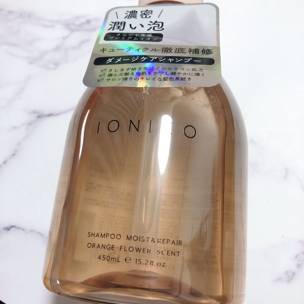プレミアムイオン ダメージケアシャンプー (モイスト＆リペア) /IONICO/市販シャンプーを使ったクチコミ（2枚目）