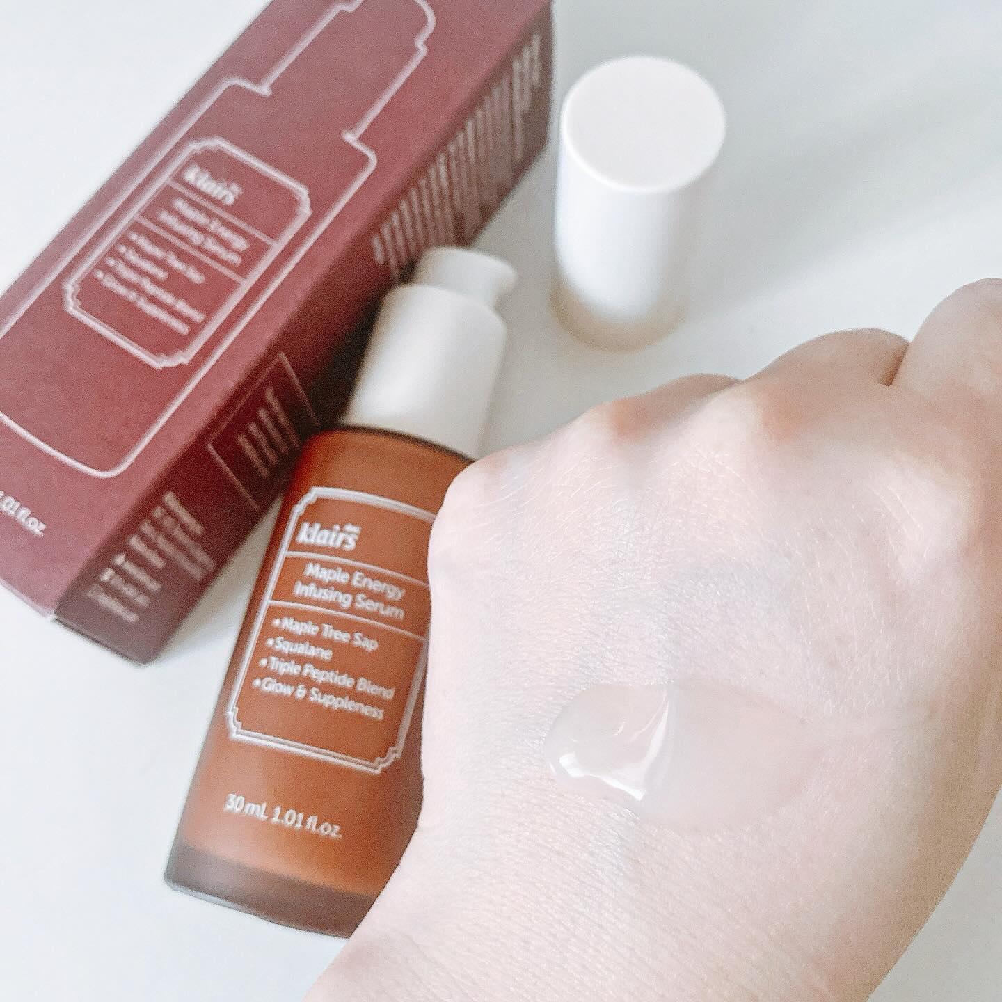メープルエナジーインフュージングセラム/Klairs/美容液を使ったクチコミ（2枚目）