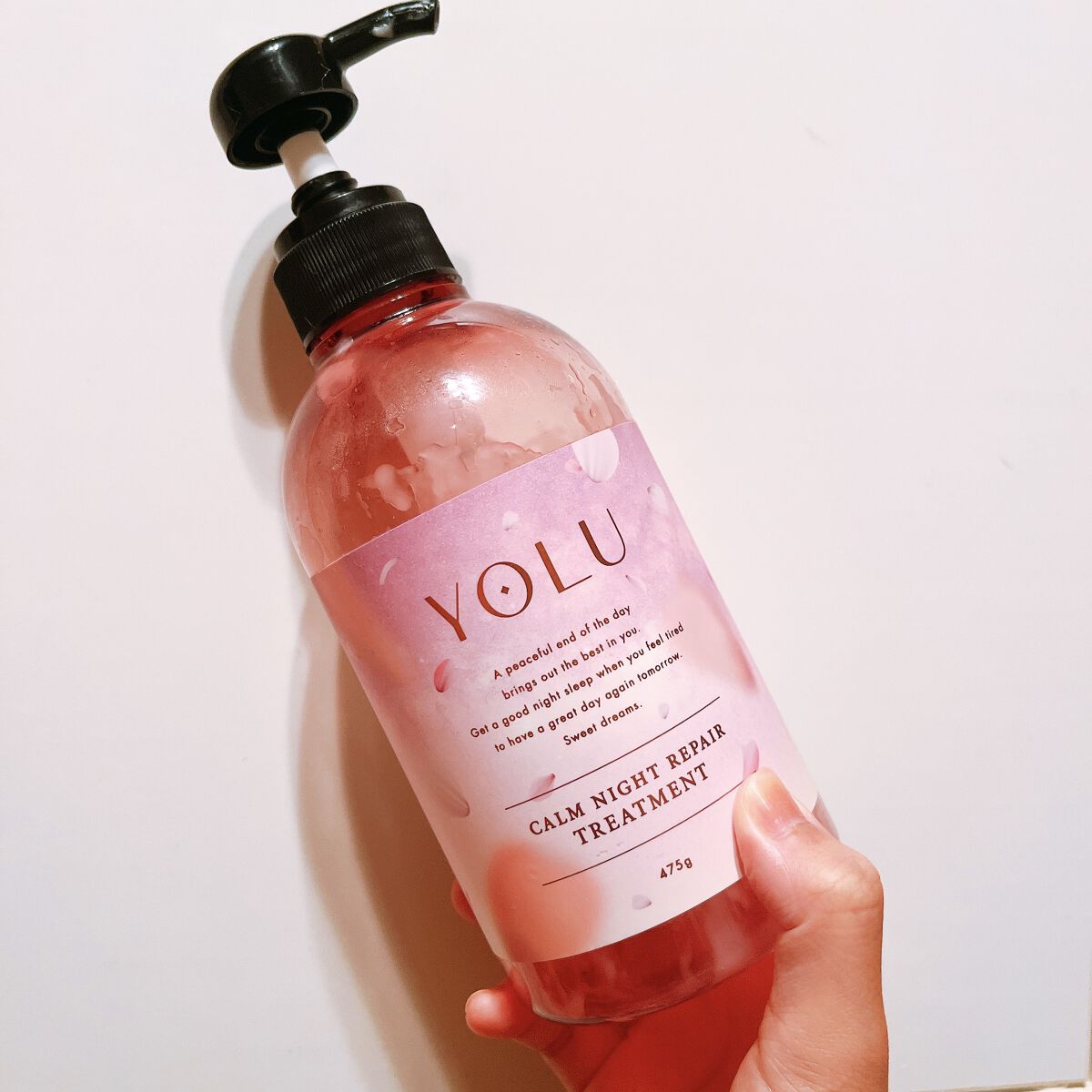 サクラ カームナイトリペアシャンプー／トリートメント ヘアケアセット/YOLU/市販シャンプーを使ったクチコミ（2枚目）