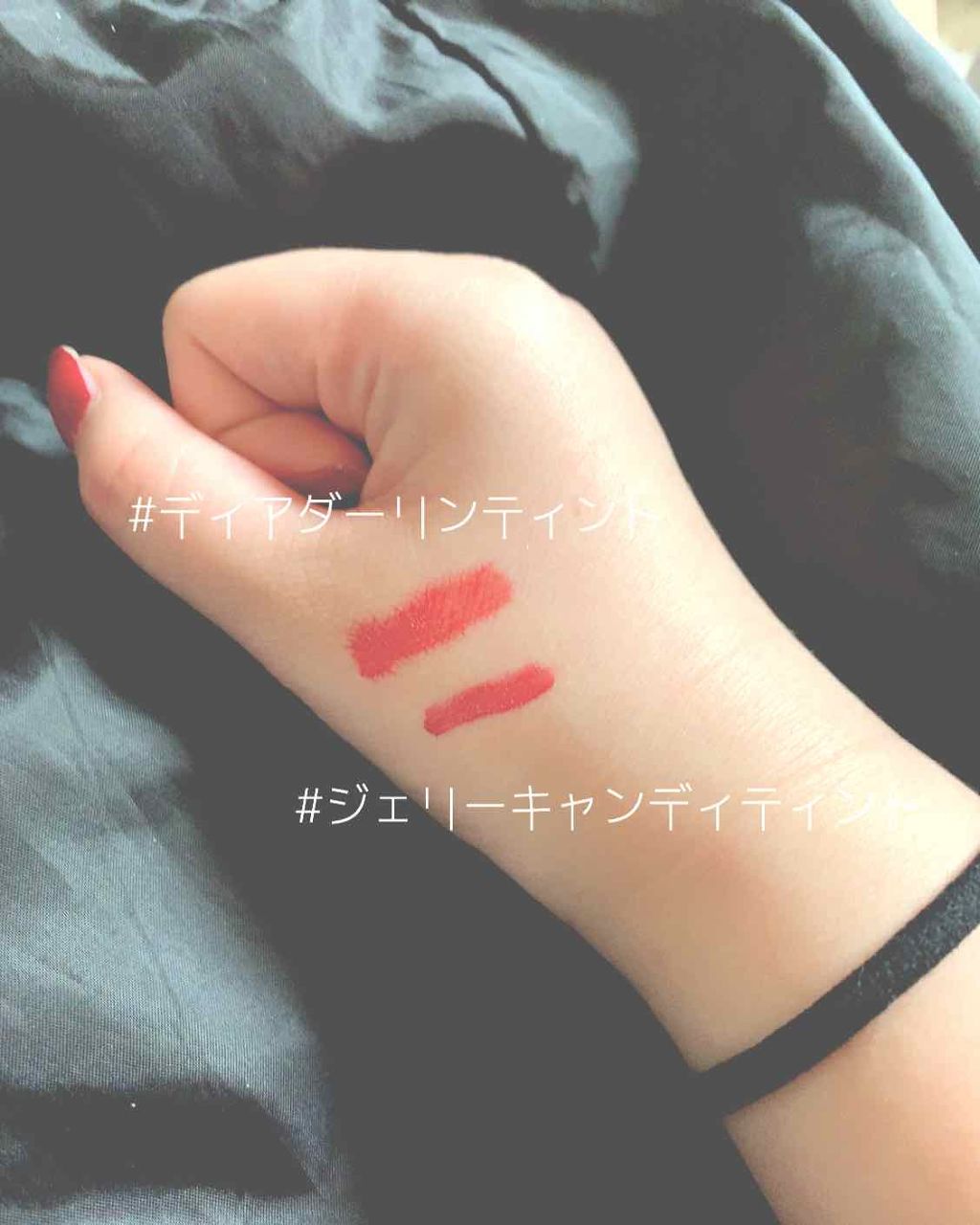 ディアダーリン ウォータージェルティント/ETUDE/リップティントを使ったクチコミ（3枚目）