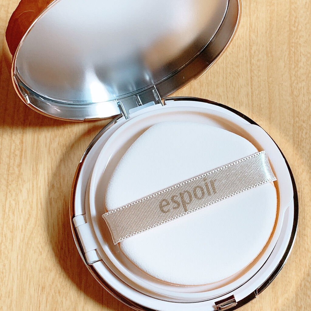 プロテーラービーグロウクッション(オールニュー)/espoir/クッションファンデーションを使ったクチコミ（2枚目）