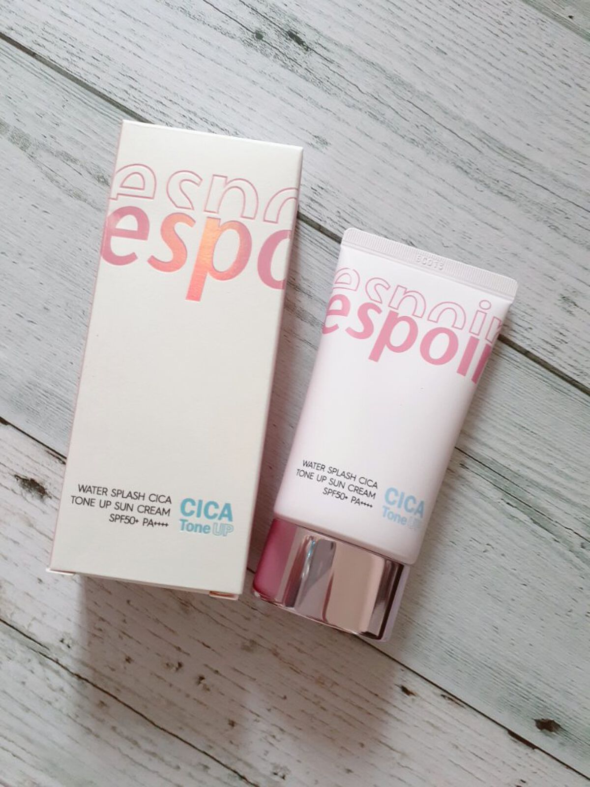 ウォータースプラッシュシカトーンアップクリーム/espoir/化粧下地を使ったクチコミ(1枚目)