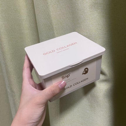 ゴールドコラーゲンデイリーマスク/SNP/シートマスク・パックを使ったクチコミ(2枚目)