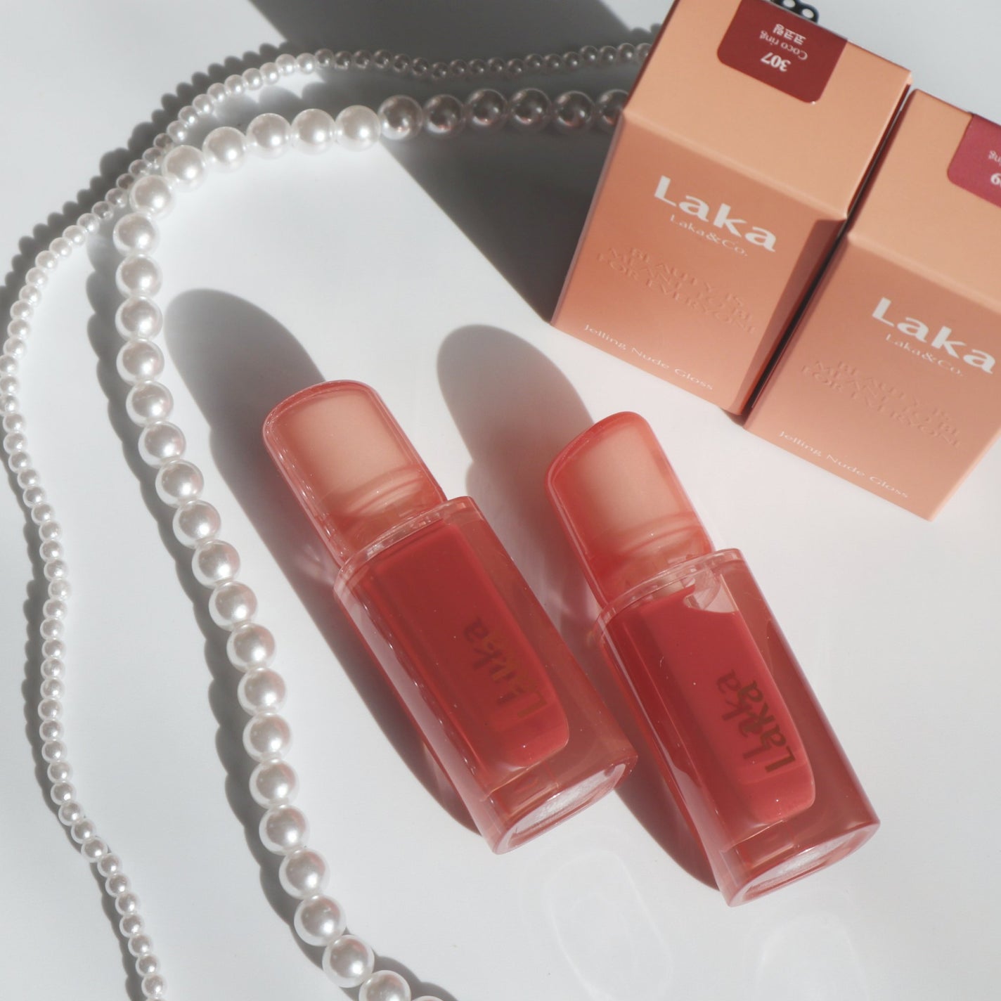 ジェリーイングヌードグロス/Laka/リップグロスを使ったクチコミ(1枚目)