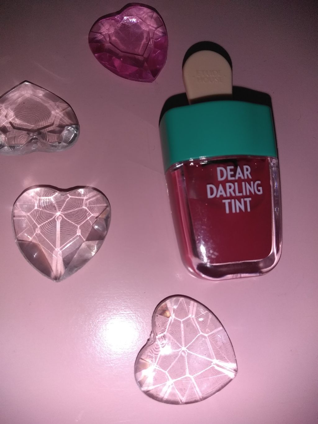 ディアダーリン ウォータージェルティント （アイスティント）/ETUDE/口紅を使ったクチコミ（1枚目）