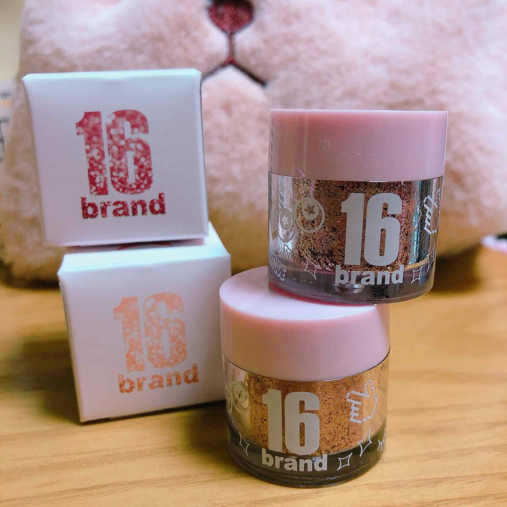 16CANDY ROCK PEAEL POWDER/16BRAND/単色アイシャドウを使ったクチコミ(1枚目)