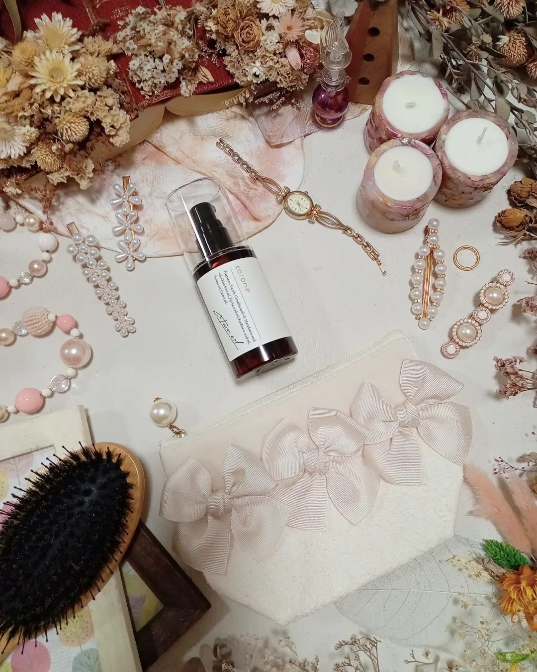 ヘアエッセンスオイル（モイスト）/cocone/ヘアオイルを使ったクチコミ（1枚目）