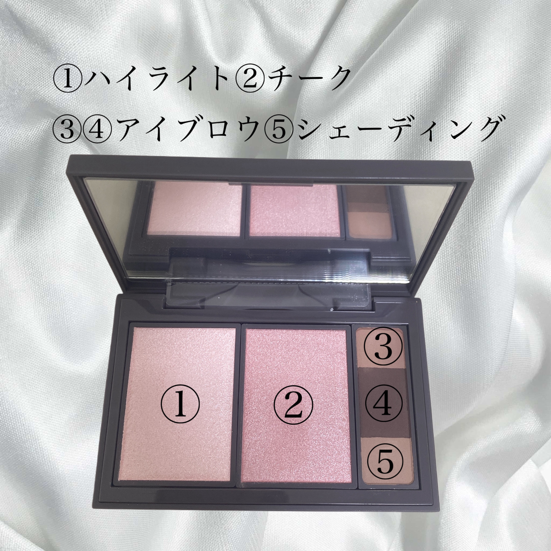 フィット my カラーパレット 02 summer/STEIASUR（ステイアシュール）/マルチパレットを使ったクチコミ（2枚目）