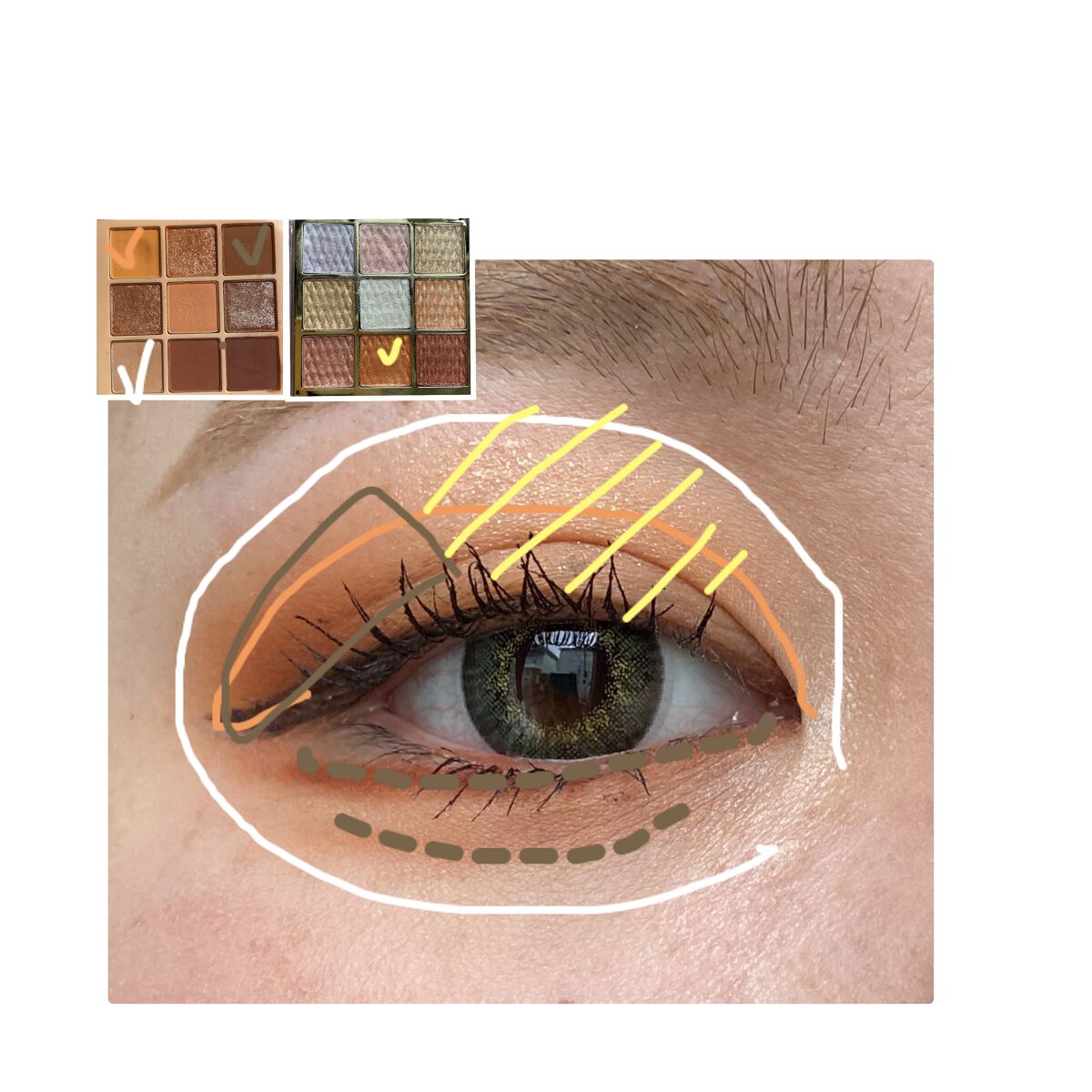 ソフトクレイビームアイシャドウパレット 08トゥインクルパステル/AMIOK/ジェル・クリームアイシャドウを使ったクチコミ（3枚目）