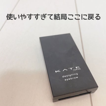 ケイト デザイニングアイブロウ3D/KATE/パウダーアイブロウを使ったクチコミ(1枚目)